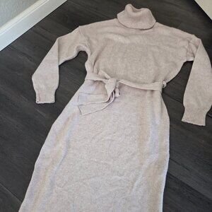 Womens Size L Rachel Zoe Sweater Midi Dress